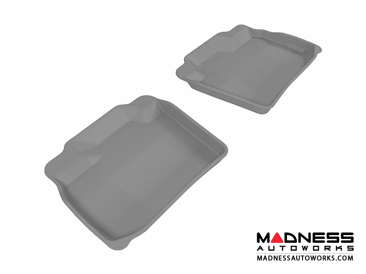 Nissan Leaf Floor Mats (Set of 2) - Rear - Gray by 3D MAXpider
